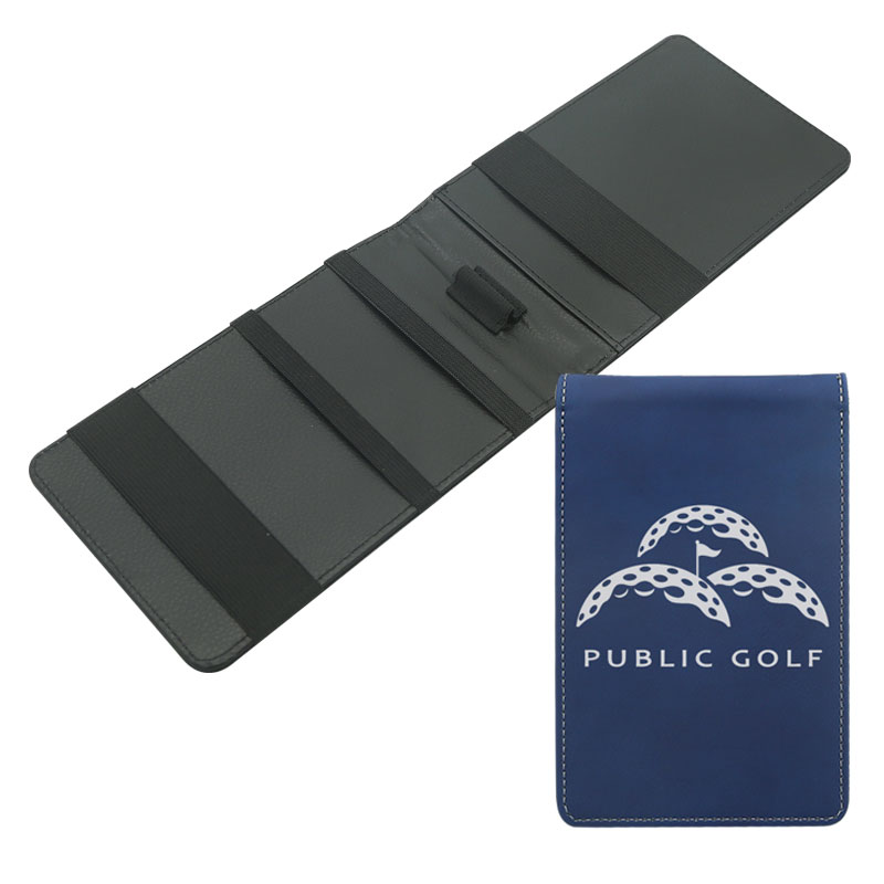 Sealbhóir Scórchárta Gailf Leatherette Laserable