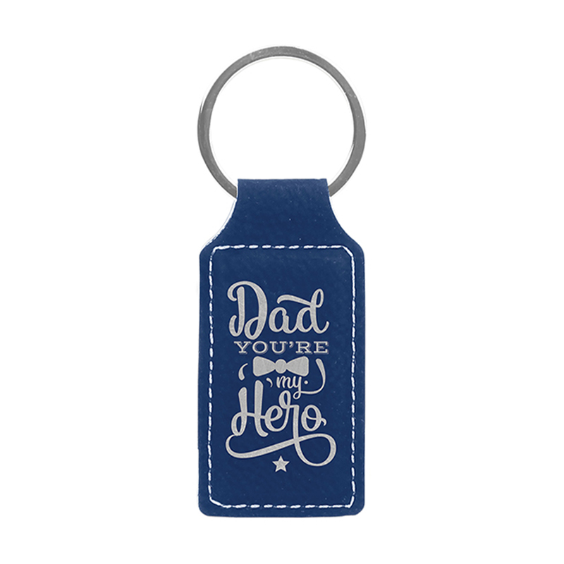 Keychain Dronuilleog Laserable Leatherette