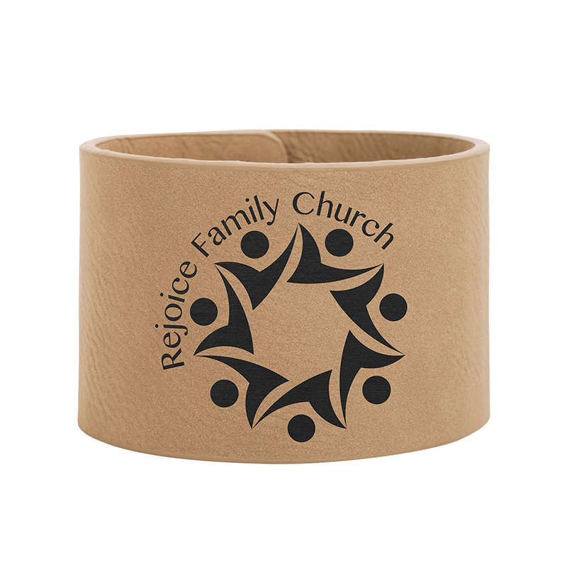 9 1/2' x 2' Bracelet Cufa Leatherette Léasair