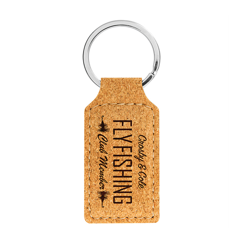 Keychain Dronuilleog Laserable Leatherette