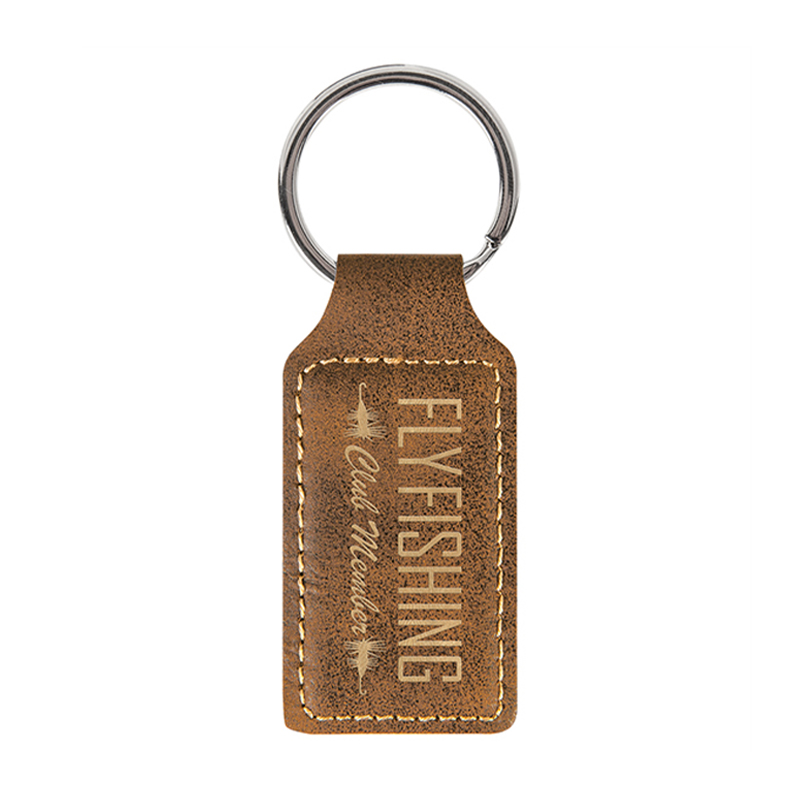 Keychain Dronuilleog Laserable Leatherette