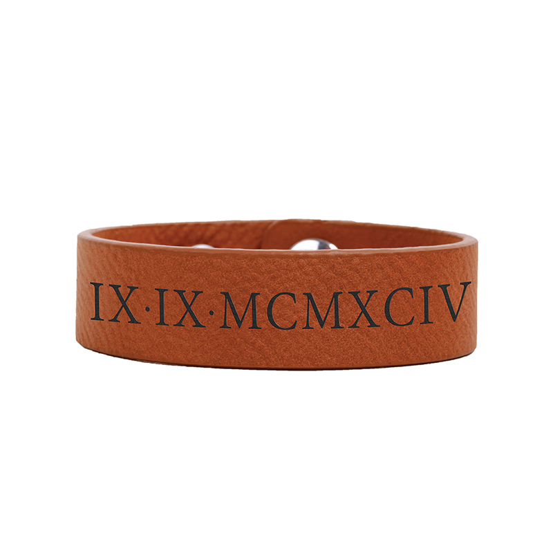 9 1/2' x 1' Bracelet Cufa Leathar Inlserable