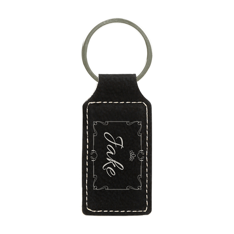 Keychain Dronuilleog Laserable Leatherette