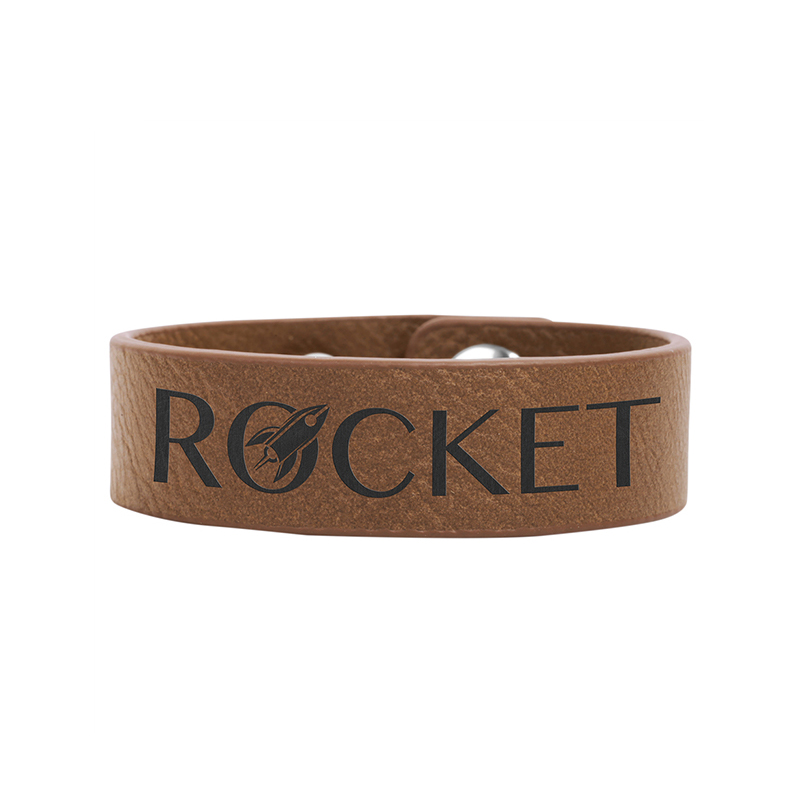 8 1/2' x 3/4' Bráisléad Cufa Leathar Inlserable