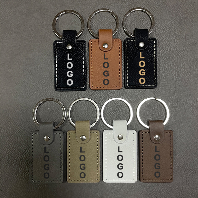 Keychains Dronuilleog Leatherette Laserable le Imeall Oiled