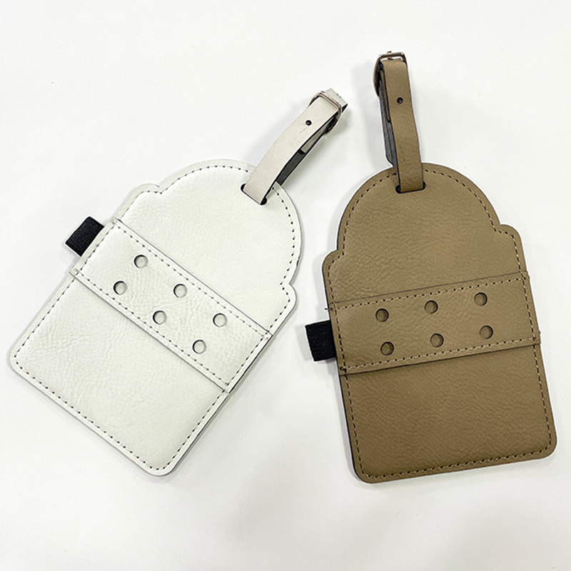 Clib Mála Gailf Leatherette Laserable le Tees