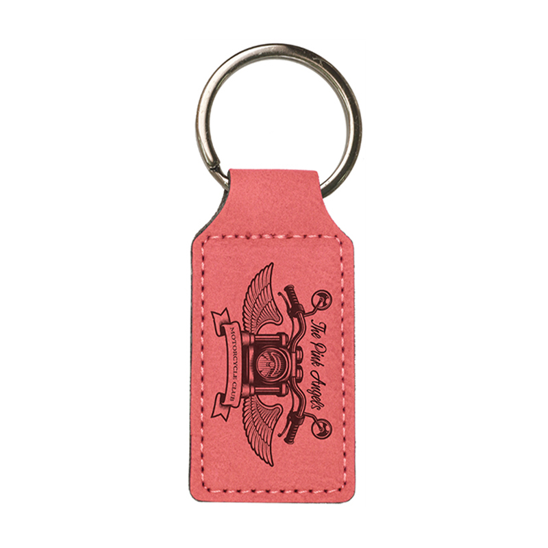 Keychain Dronuilleog Laserable Leatherette