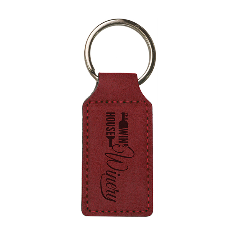 Keychain Dronuilleog Laserable Leatherette