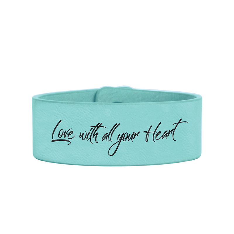9 1/2' x 1' Bracelet Cufa Leathar Inlserable