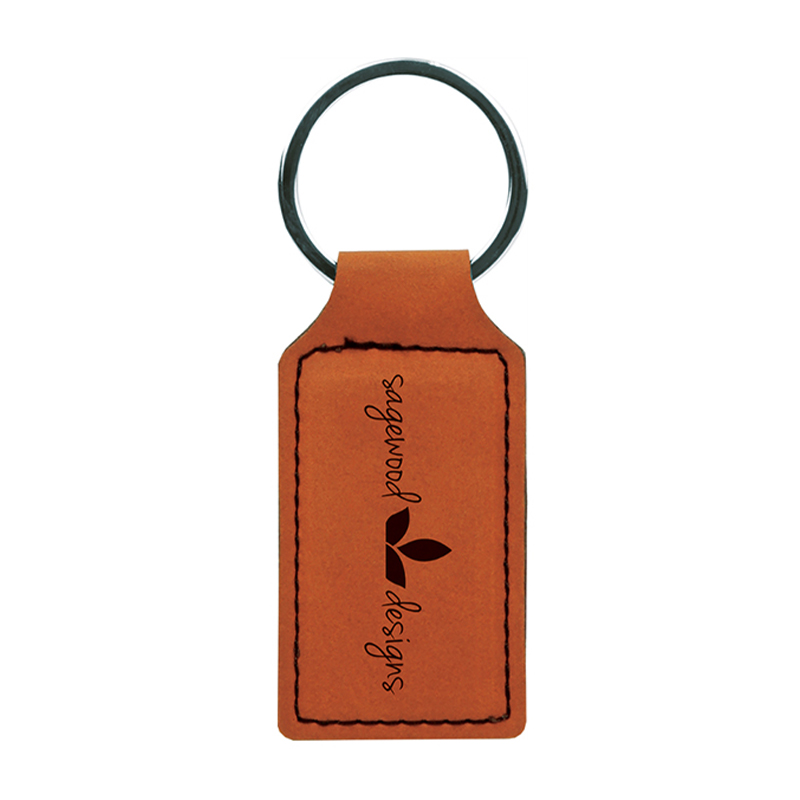 Keychain Dronuilleog Laserable Leatherette