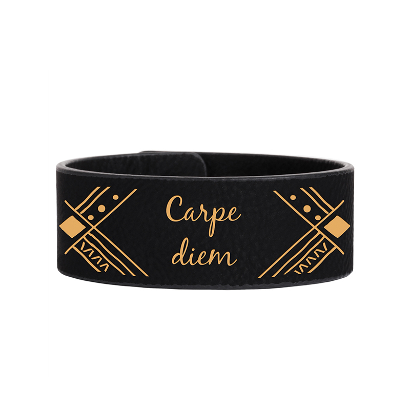 9 1/2' x 2' Bracelet Cufa Leatherette Léasair