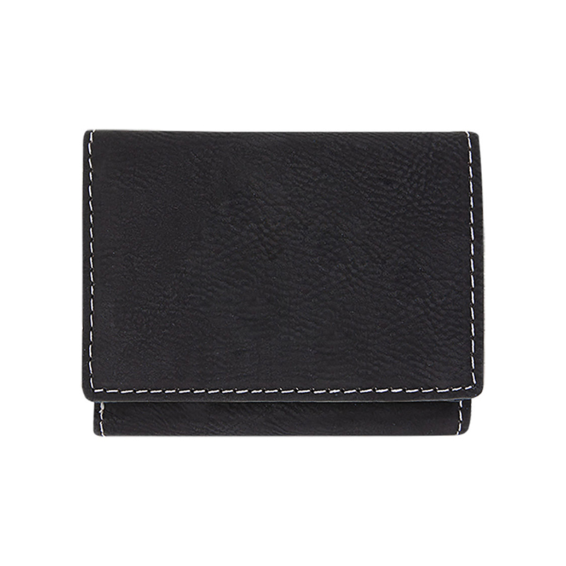 Sparán Trifold Leatherette Laserable