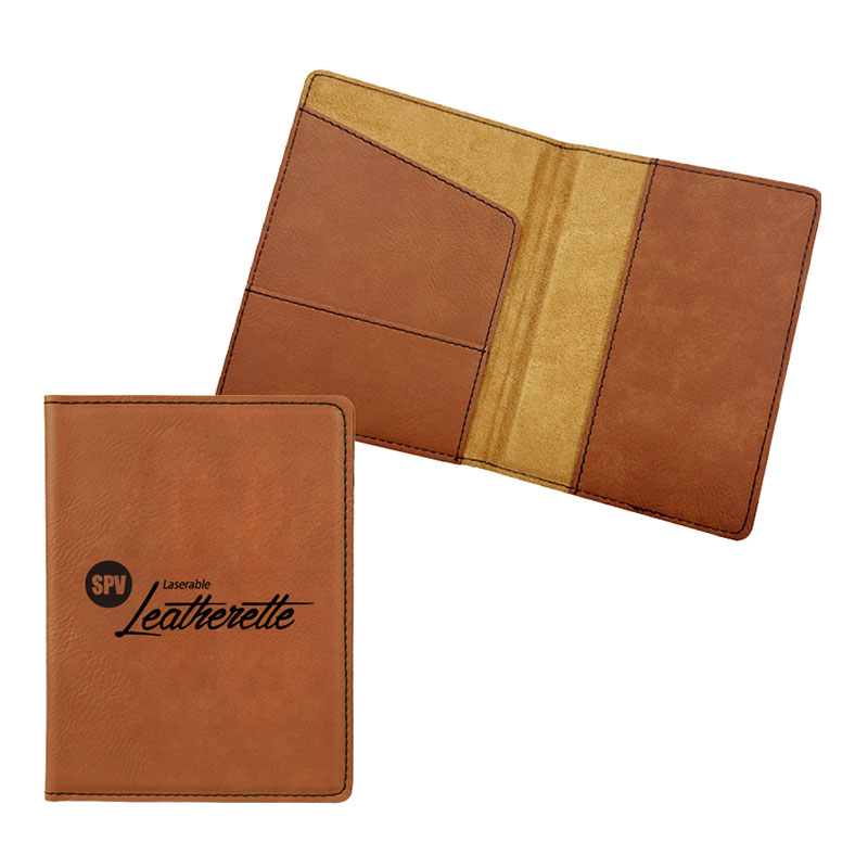 Sealbhóirí Pas Laserable Leatherette Sealbhóirí Pas Laserable Leatherette