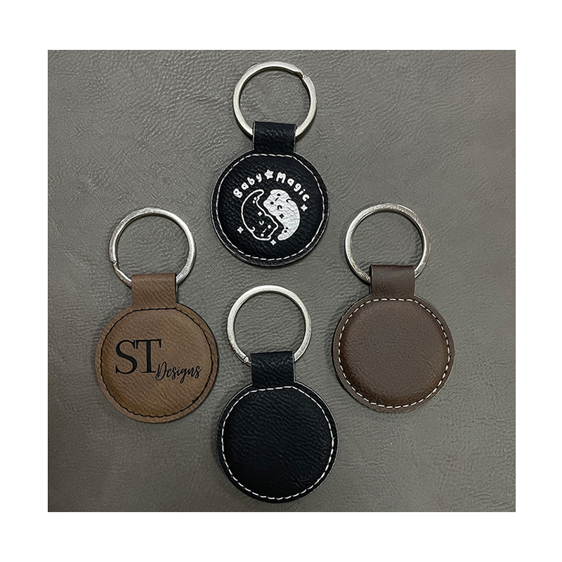 Keychains Babhta Leatherette Laserable le Imeall Oiled