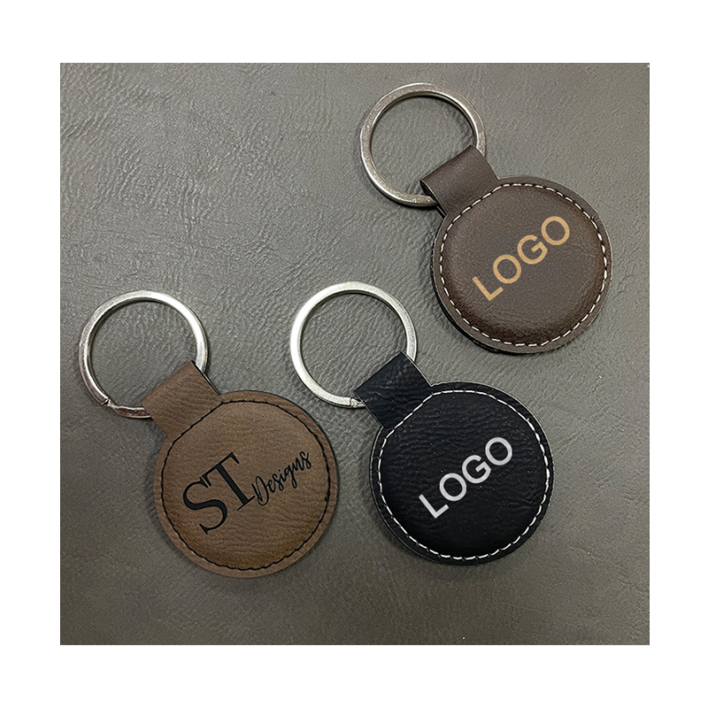 Keychains Babhta Leatherette Laserable le Imeall Oiled