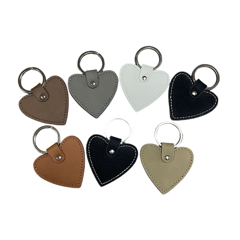 Keychains Croí Leatherette laserable le Oiled Edge