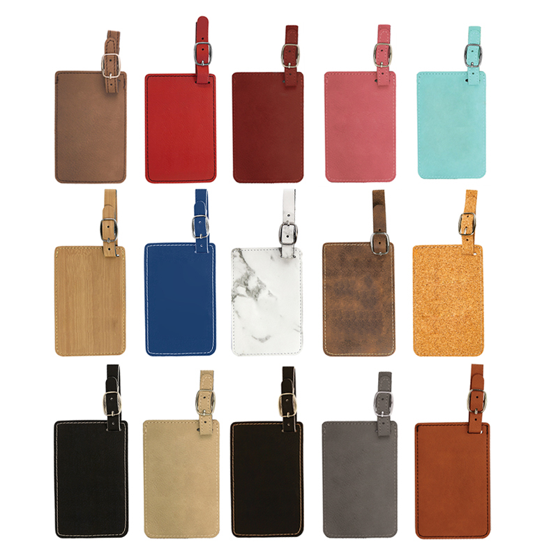 Clibeanna Bagáiste Leatherette Laserable
