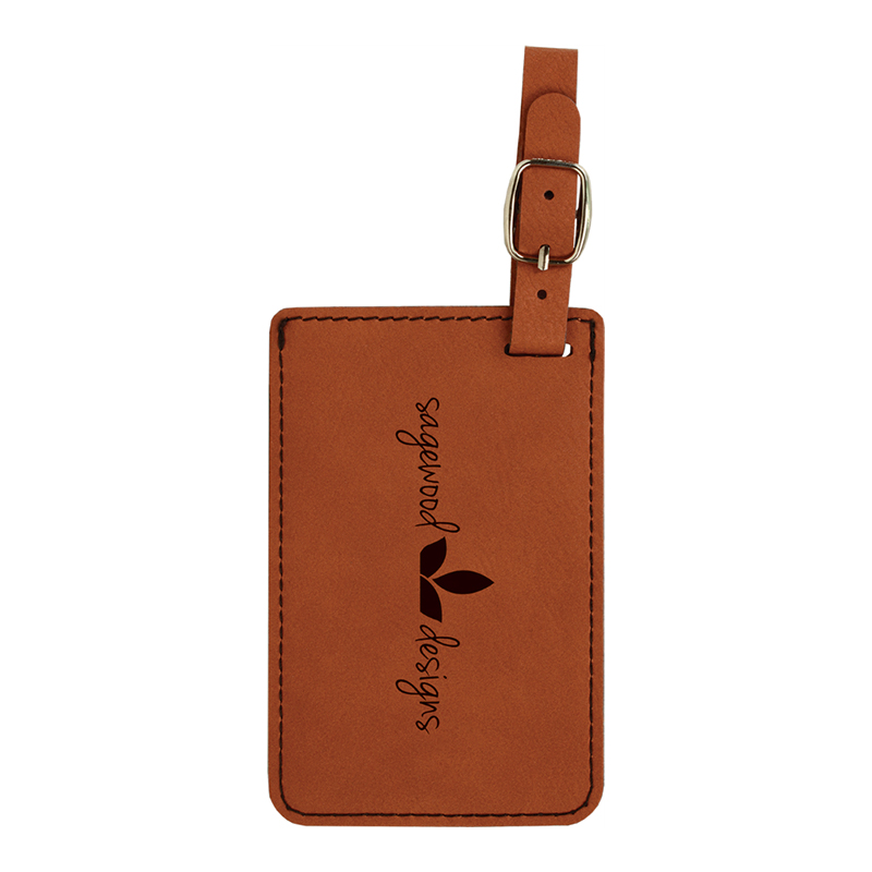 Clibeanna Bagáiste Leatherette Laserable