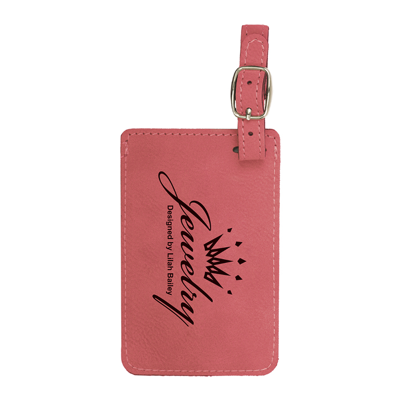 Clibeanna Bagáiste Leatherette Laserable