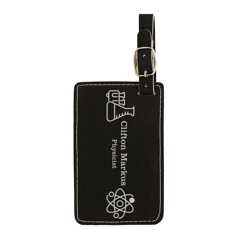 Clibeanna Bagáiste Leatherette Laserable