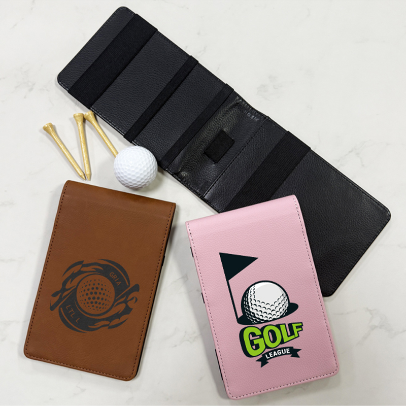 Sealbhóir Scórchárta Gailf Leatherette Sublimation