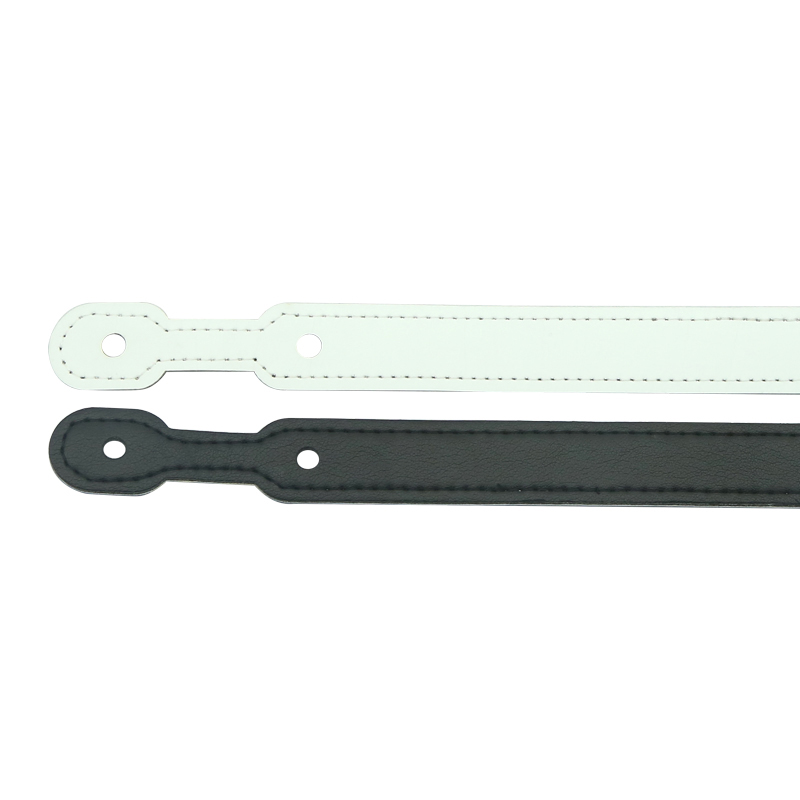 Sublimation Leatherette Lanyard Keychain