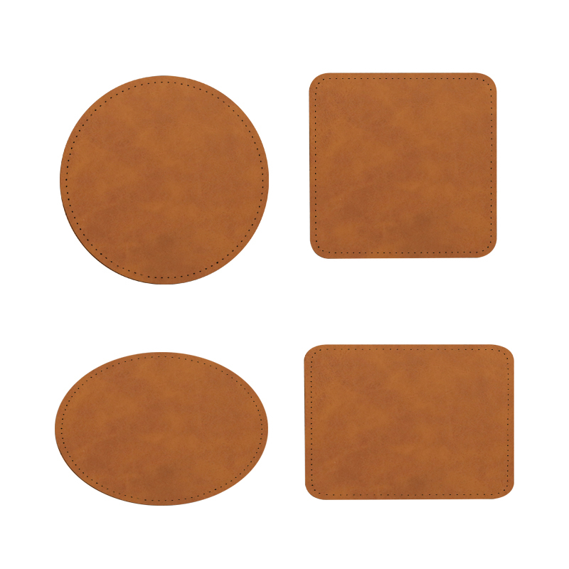 Paistí Leatherette Sublimation Cearnóg 3' x 3' le greamaitheacha