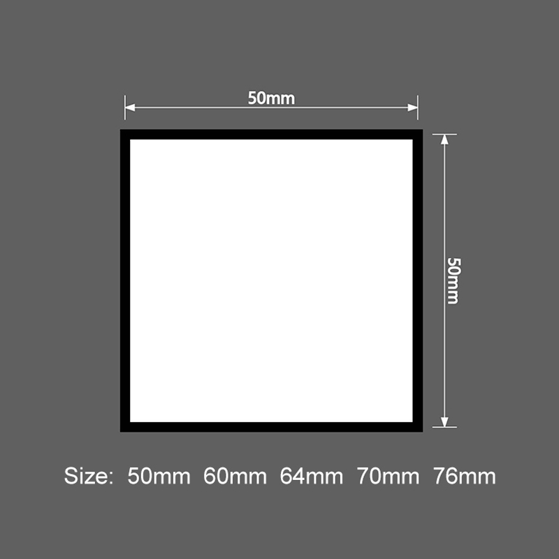 Paistí Leatherette Sublimation Cearnóg 3' x 3' le greamaitheacha
