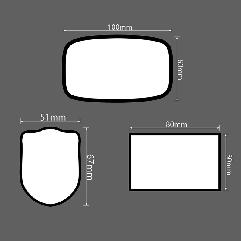 Paistí Leatherette Sublimation Cearnóg 3' x 3' le greamaitheacha