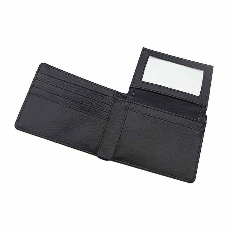 Sparán Leatherette Sublimation na bhFear le Sealbhóir Cárta
