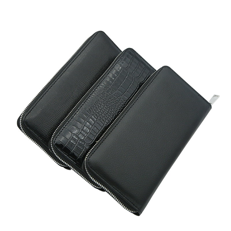 Sublimation Leatherette Zipper Wallets - Large