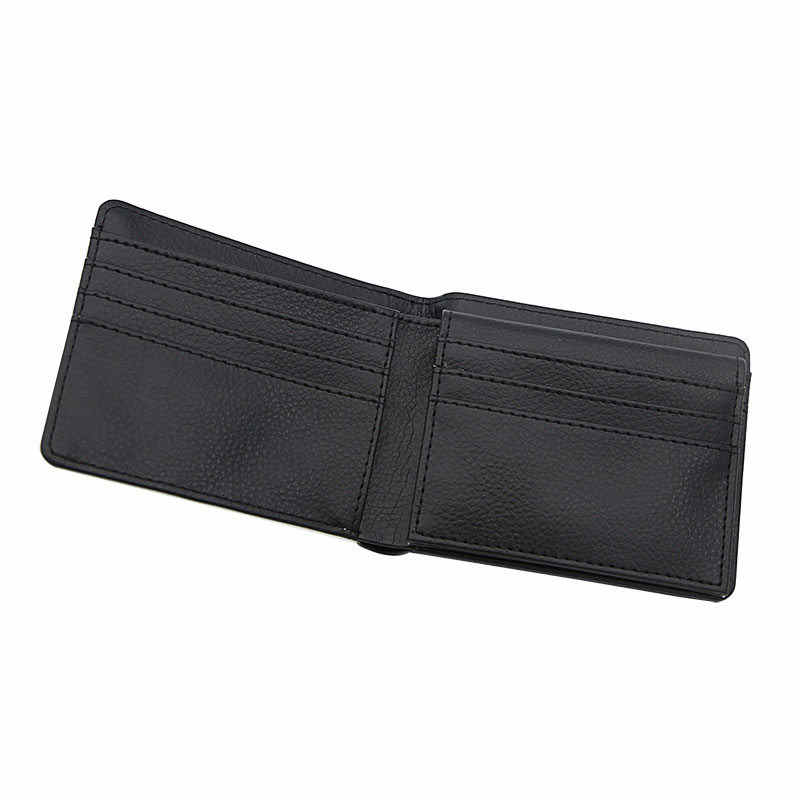 Sparán Leatherette Sublimation na bhFear le Sealbhóir Cárta