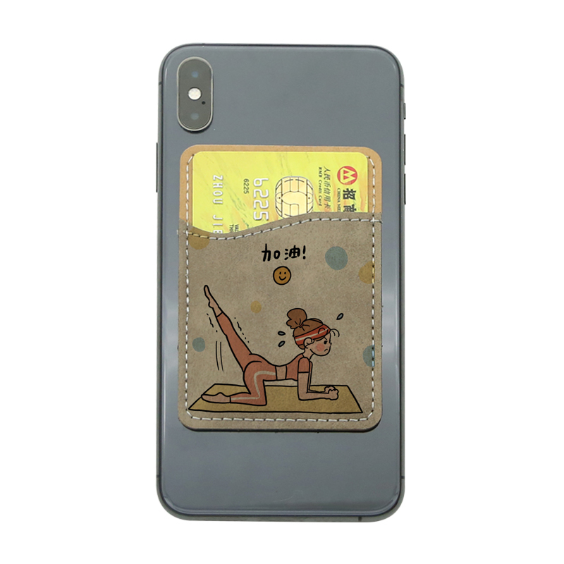 Sealbhóir Cárta Fón Leatherette Sublimation