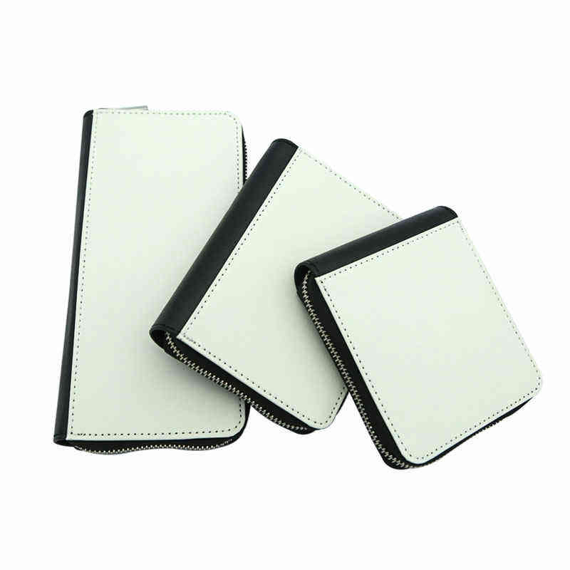 Sublimation Leatherette Zipper Wallets - Large