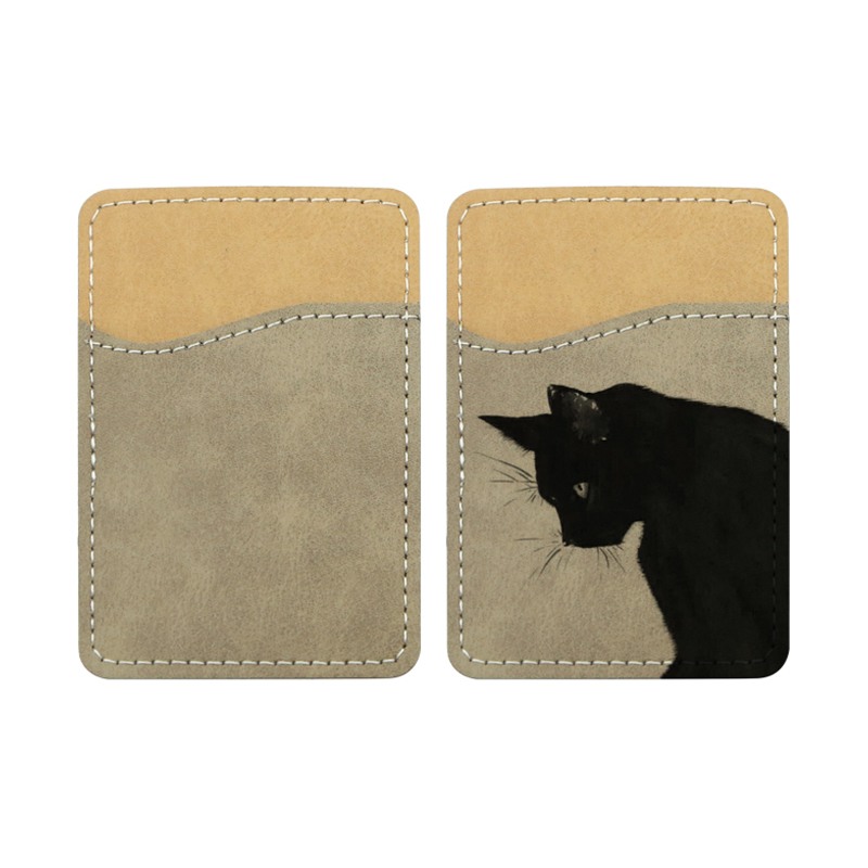 Sealbhóir Cárta Fón Leatherette Sublimation