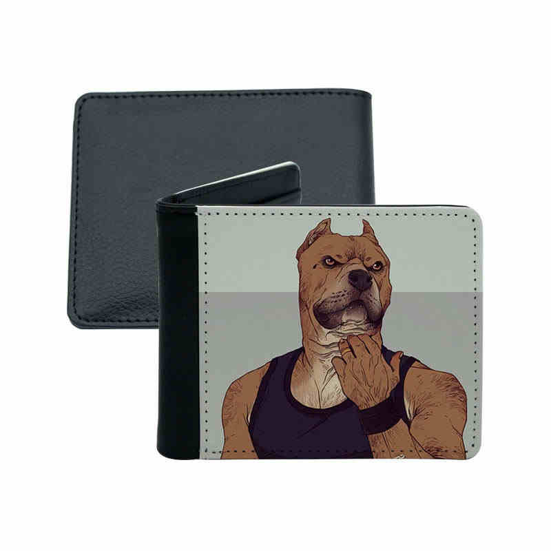 Sparán Leatherette Sublimation na bhFear le Sealbhóir Cárta
