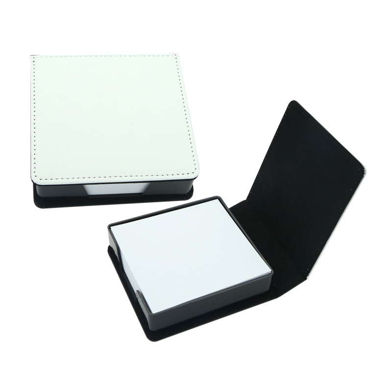 Bosca Nótaí Greamaitheach Leatherette Sublimation - Cearnóg