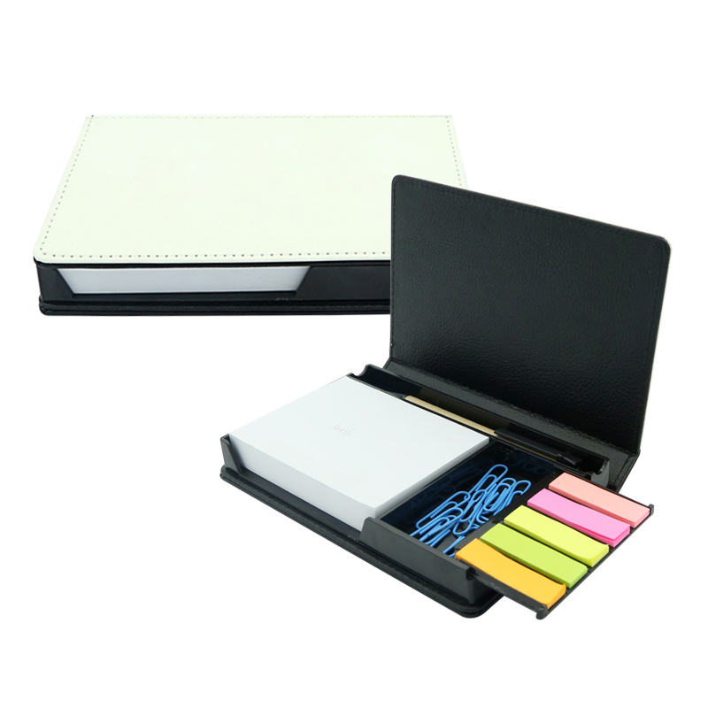 Bosca Nótaí Greamaitheach Leatherette Sublimation - Dronuilleog