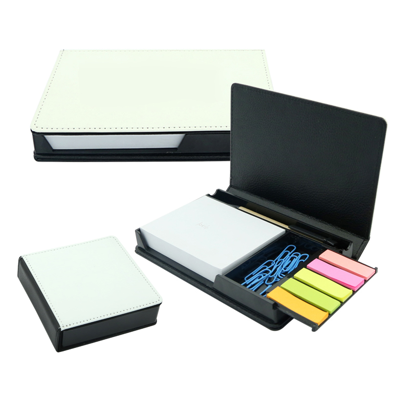 Bosca Nótaí Greamaitheach Leatherette Sublimation - Dronuilleog
