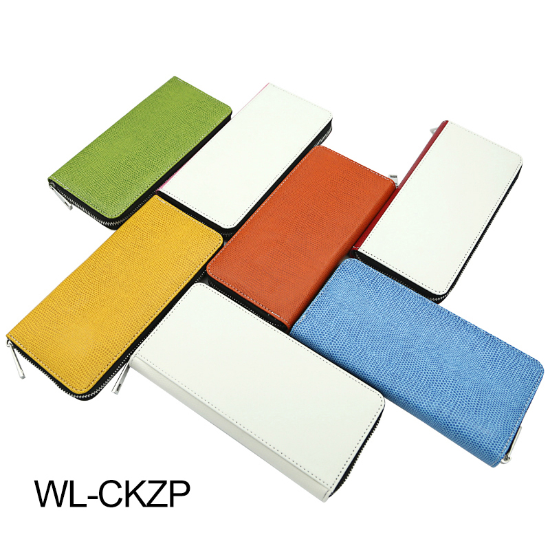 Sublimation Leatherette Zipper Wallets - Large