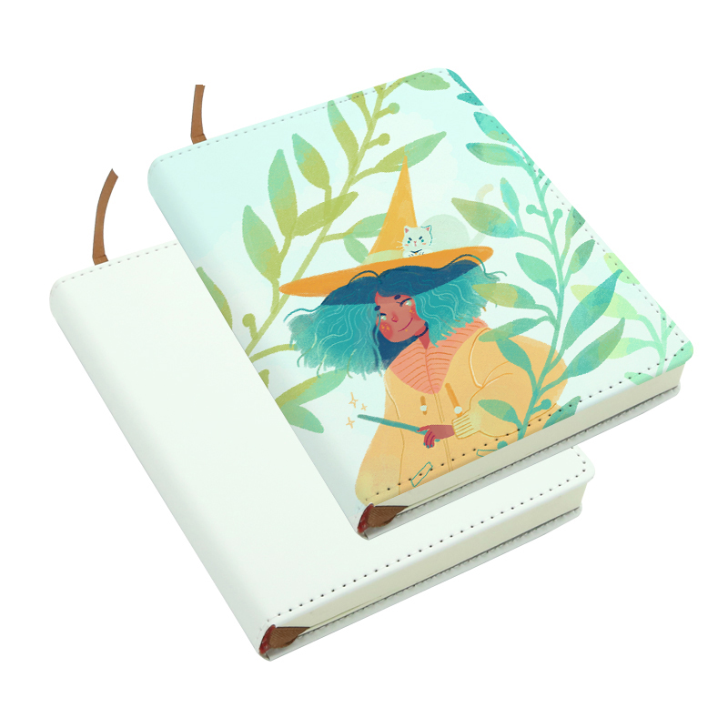 Leabhar nótaí Leathar Sublimation PU - Méid A6