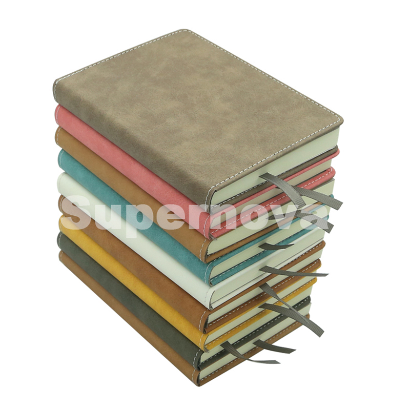 Leabhar nótaí Leathar Dath sublimation - Méid A6