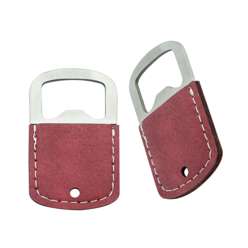 Sublimation Leatherette Oscailte Buidéal Cruach Dhosmálta Keychain