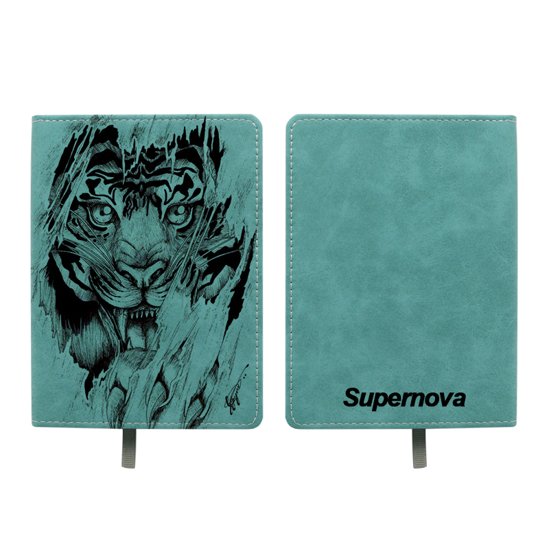 Leabhar nótaí Leathar Dath Sublimation - Méid A5