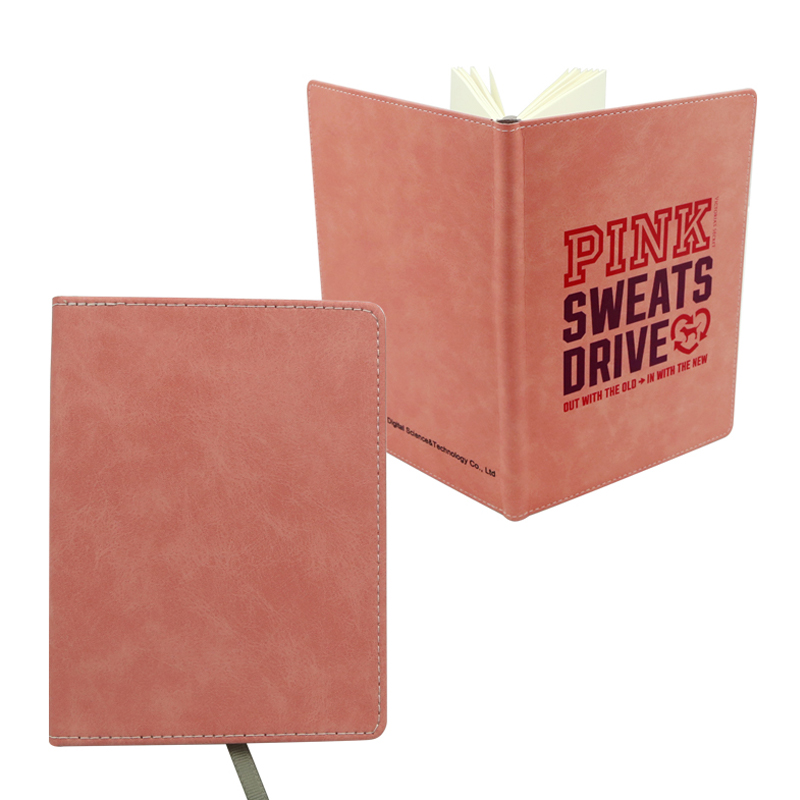 Leabhar nótaí Leathar Dath Sublimation - Méid A5