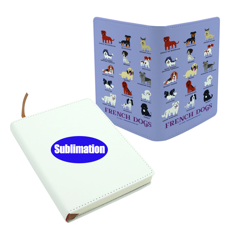 Leabhar nótaí Leathar PU Sublimation - Méid A5