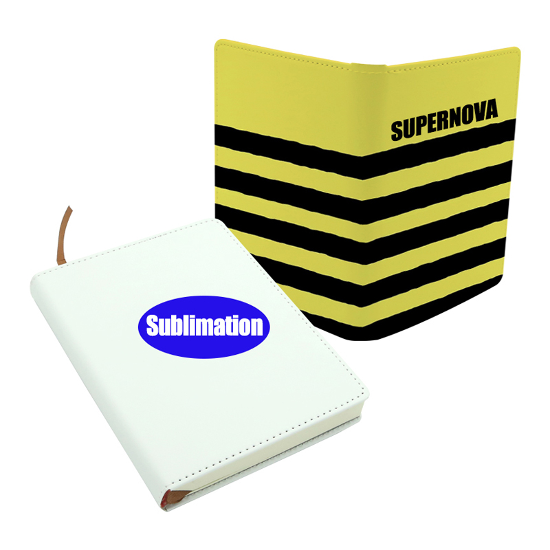 Leabhar nótaí Leathar Sublimation PU - Méid A6