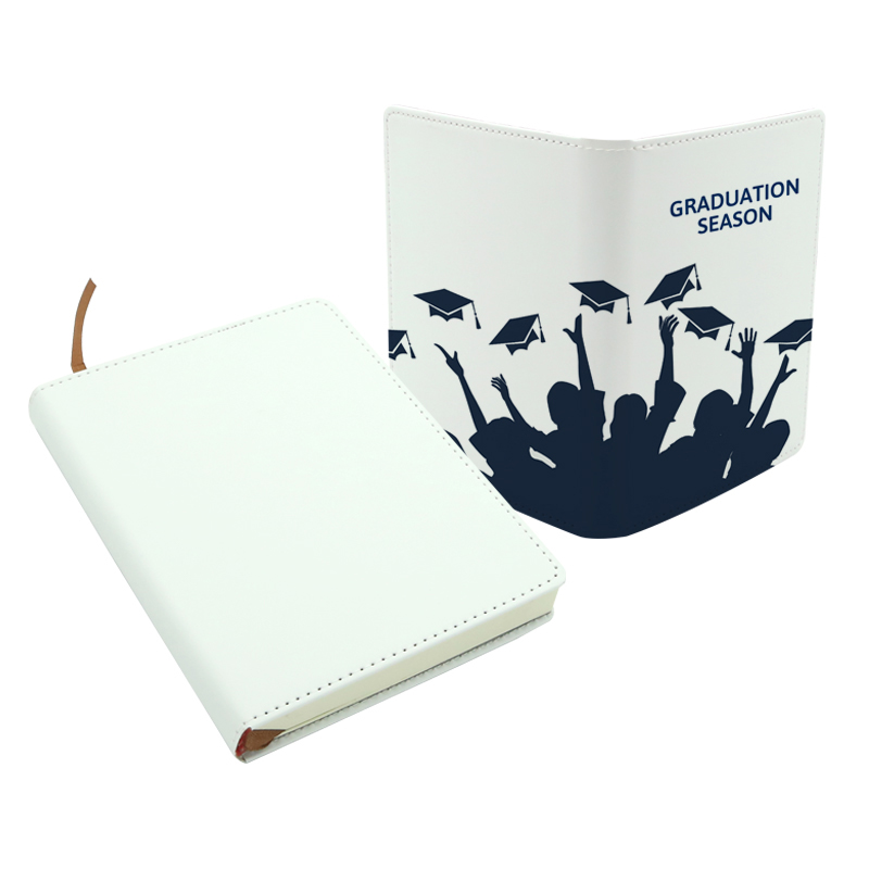 Leabhar nótaí Leathar Sublimation PU - Méid A4